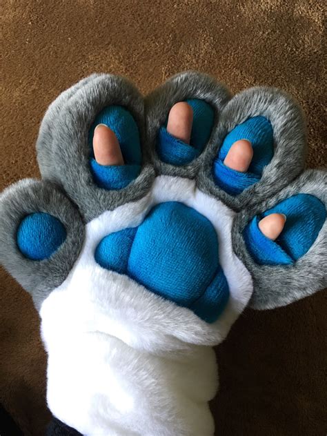 fursuit paw template|free fursuit template.